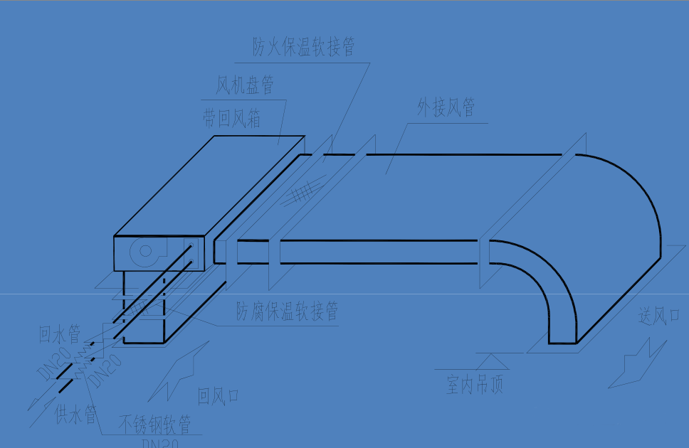 風(fēng)機(jī)盤管安裝技術(shù)要求、示意圖與節(jié)點(diǎn)說明