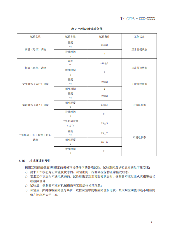 關(guān)于對(duì)《風(fēng)管感煙火災(zāi)探測(cè)器》（征求意見稿）征求意見的函