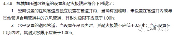 防排煙風(fēng)管做法的參考意見匯總！