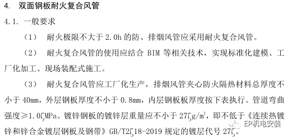 防排煙風(fēng)管做法的參考意見匯總！